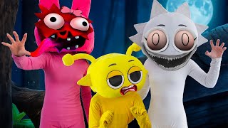 Pinki vs Wenda turned into zombies?! Who will Simon save first?!😱| Incredibox Sprunki In Real Life