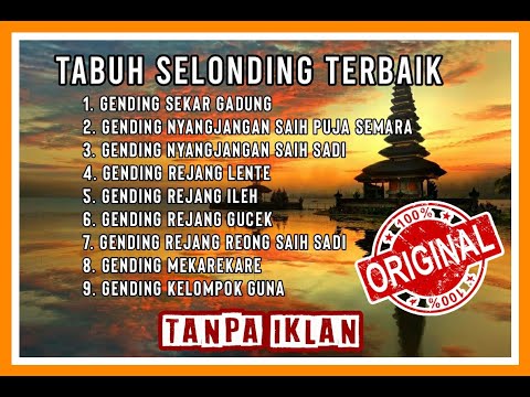 KUMPULAN TABUH SELONDING PILIHAN TERBAIK