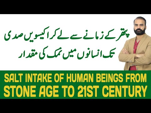 Salt intake of Human beings from Stone age to 21st century | Salt History | Urdu/?????