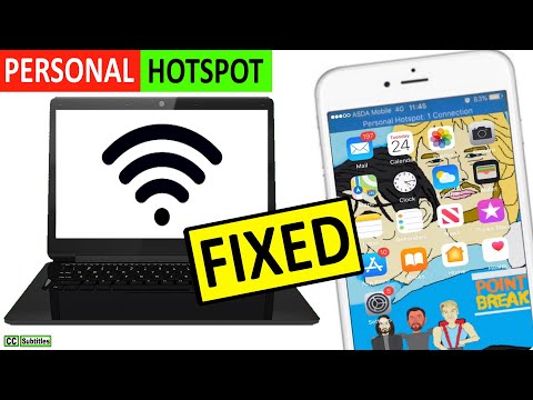 Laptop to iPhone Hotspot not working Fixed - iPhone Hotspot not working Video