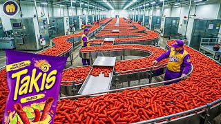 How Takis Are REALLY Made In Factory (The Spicy Truth Inside The Factory) | Takis Factory Process