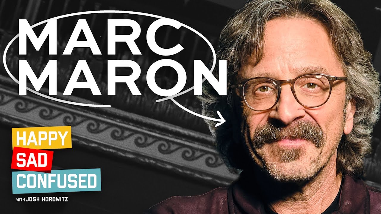 Marc Maron talks FROM BLEAK TO DARK, TO LESLIE, WTF, AVATAR -- HAPPY SAD CONFUSED - YouTube