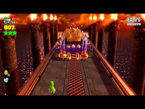 Super Mario 3D World (Switch) 1-Castle Speedrun - Time: 58 (Former WR)