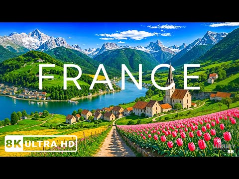 France 8K UHD – Journey Through “The Land of Art & Romance” Lavender Fields, Riviera & Villages