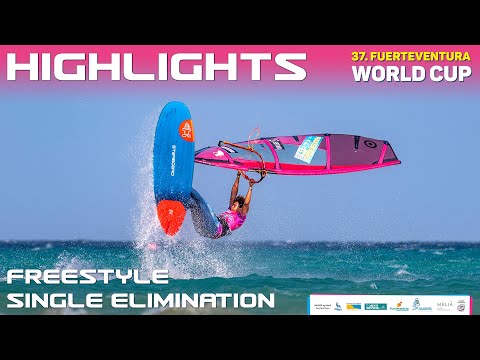 The Single Elimination is Complete on Day 1 of Freestyle | 37. Fuerteventura Windsurf World Cup