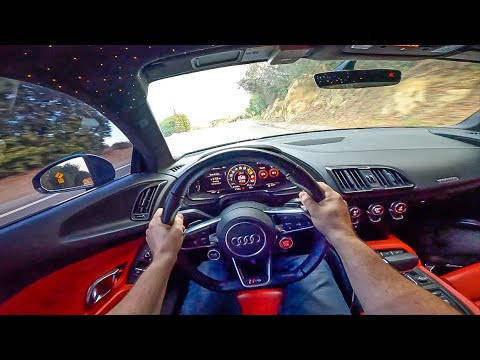 1000HP TWIN TURBO AUDI R8 POV DRIVE REVIEW!