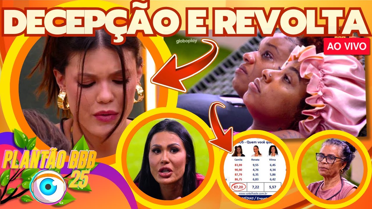 🔴BBB25: VITÓRIA ACORDOU PARA O JOGO? CAMILLA SE REVOLTA COM PRODUÇÃO, GRACYANNE TENTA LIMPAR A BARRA