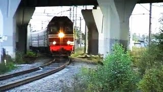 preview picture of video 'ТЭП70-0133 с поездом Санкт-Петербург — Костомукша'