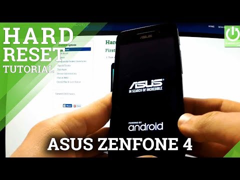 Hard Reset ASUS Zenfone 4 - How to Wipe All Data in Zenfone