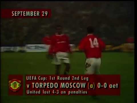Torpedo Moscow v Manchester Utd UEFA Cup 1st Round 2nd Leg 29-09-1992
