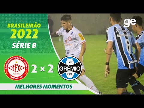 Gols e lances de Tombense x Grêmio