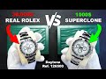 Real vs FAKE Rolex - 1000$ Super Clone Rolex Daytona 126500 Panda - How to spot a FAKE Rolex Watch
