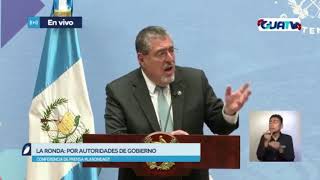 Lo del MP son solo montajes falsos y fantasiosos dice el Presidente Bernardo Arévalo