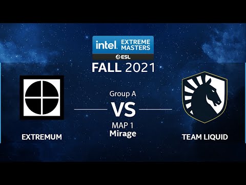 CS:GO - EXTREMUM vs. Team Liquid [Mirage] Map 1 - IEM Fall 2021 - Group A - NA