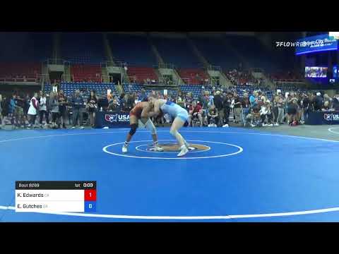 127 Lbs Round Of 16 - Kayla Edwards, California Vs Estella Gutches, Oregon F70a