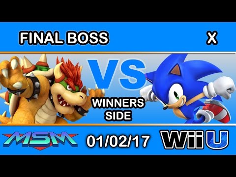 MSM 79 - Final Boss (Bowser) Vs. X (Sonic) Winners Side - Smash Wii U