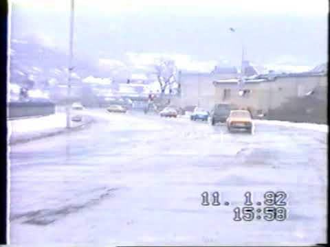 SIGHISOARA -Traficul rutier in anul 1992 pe soseaua E60 -(D.N.13)