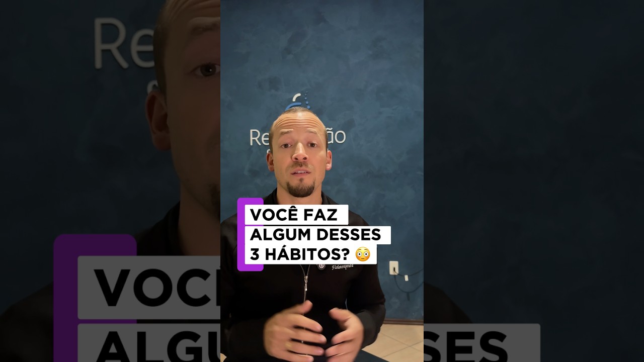 3 hábitos que pioram a dor lombar