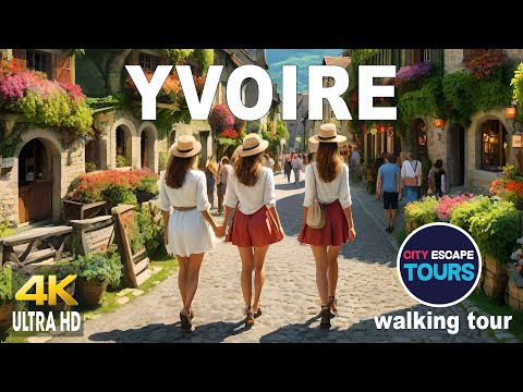 Yvoire - THE MOST BEAUTIFUL Medieval Village in France 🇫🇷 - Walking Tour 4K