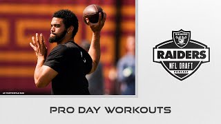 Caleb Williams’ Pro Day, Plus a Mini-Mock Draft | Raiders | NFL