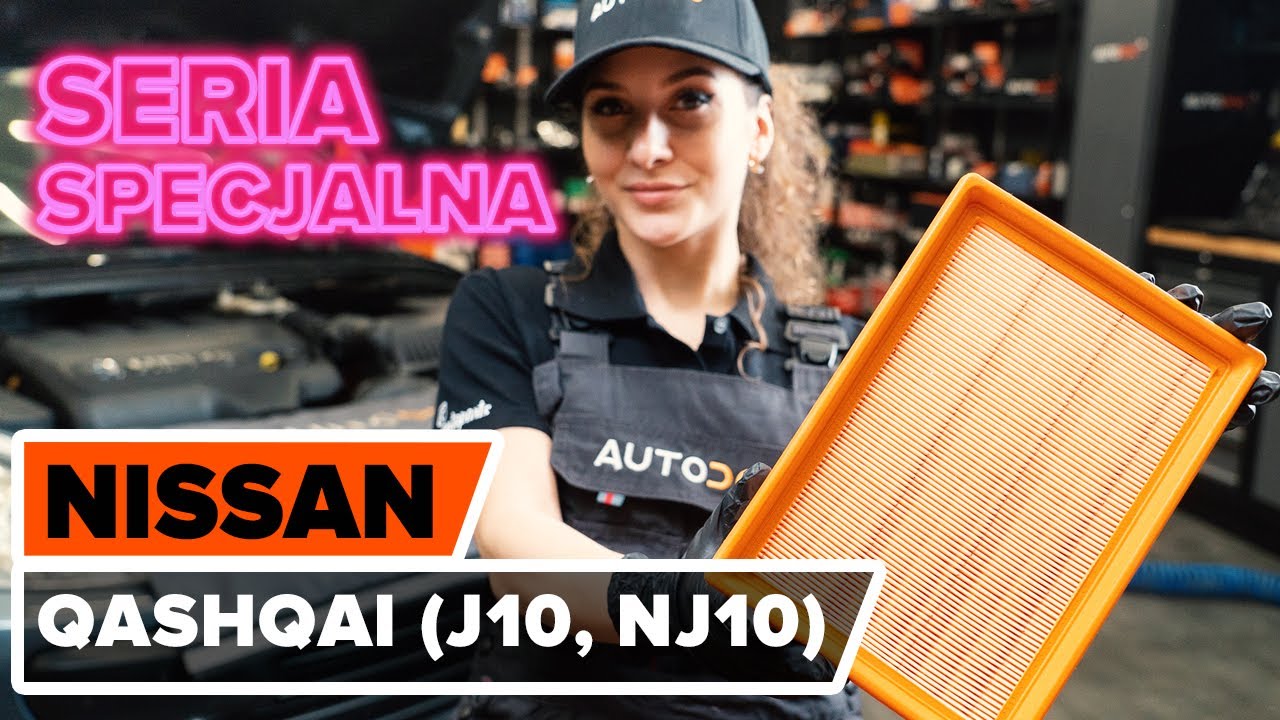 Jak wymienić filtr powietrza w Nissan Qashqai J10 - poradnik naprawy