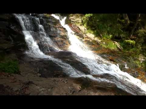 Wanderung zum Rissloch Wasserfall bei Bodenmais Ausflugsziel Bayerischer Wald