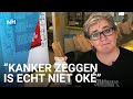 Kantinejuf is schelden met kanker spuugzat