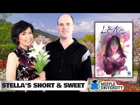 Lotus - Calming board game of drafting and building flowers