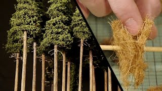Tall Forest Pine Trees – Model Railroad Scenery