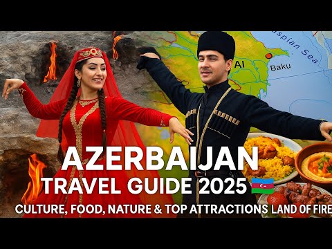 Azerbaijan Travel Guide 2025 🇦🇿 | Culture, Food, Nature & Top Attractions | Land of Fire