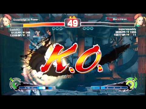 SSF4 AE:2012 GadoXCI (Cammy) vs Supersquaddy (Cammy)