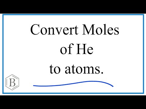 Convert Moles He to Atoms