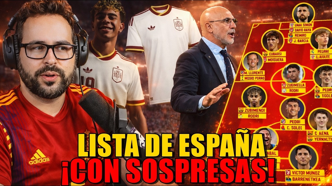 🚨¡CONVOCATORIA de ESPAÑA con SORPRESAS! JOAN GARCÍA POR FIN y AUSENCIAS IMPORTANTES