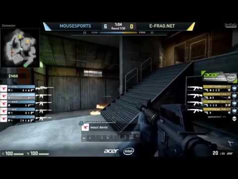 E-frag.net vs mouz-CS:GO-Acer Predator Masters powered by Intel Season 1 Finals(1 map-overpass)
