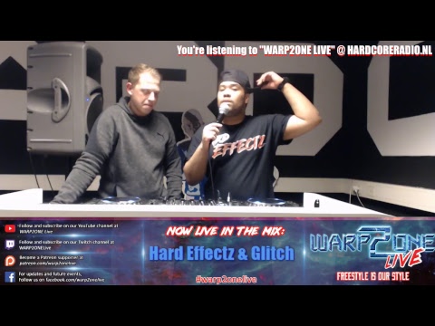 WARP2ONE Live @ Hardcore Radio: Hard Effectz & Glitch (21-02-2019)