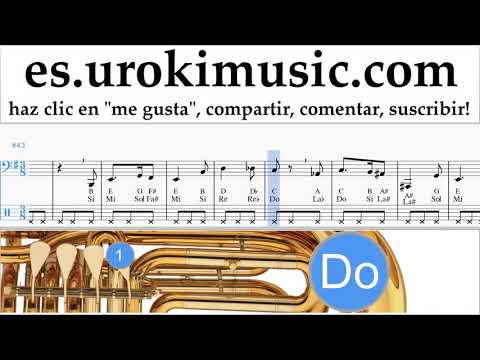 Tutorial de Tuba Harry Potter - Hedwig's Theme Clases Notas um-i927