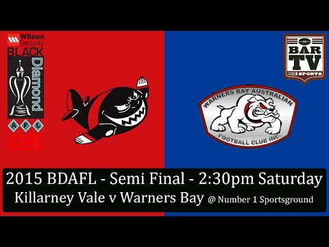 2015 BDAFL Semi Final - Killarney Vale v Warners Bay