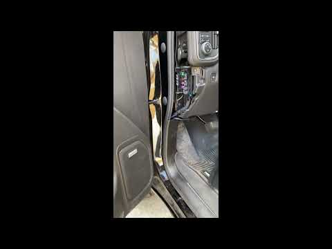Amp Research Power Step override switch installation 2021 Chevrolet Silverado 1500 RST