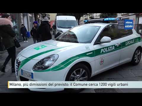 Milano, più dimissioni del previsto: il Comune cerca 1200 vigili urbani