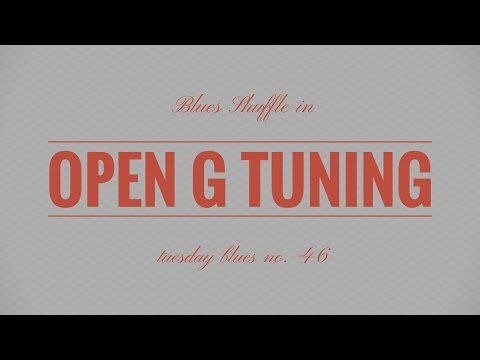 How to Play the Blues Shuffle in Open G Tuning | TB046