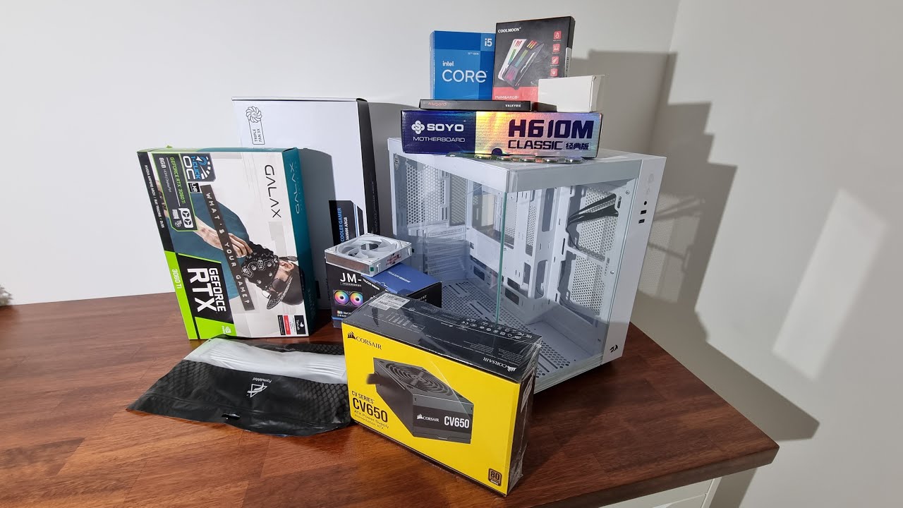 Montei meu Novo pc Gamer White SOZINHO!