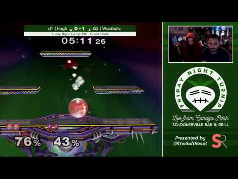 Friday Night Turnip #16 - dT | HugS (Samus) vs. G2 | Westballz (Falco) - Grand Finals