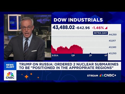 Trump on Russia: Ordered 2 nuclear submarines to be 'positioned in the appropriate regions'