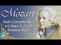 Mozart :Violin Concerto No 3 In G Major K216 ...