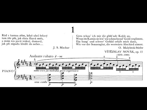 V. Novák – At Dusk, Op. 13 (Bartoš)