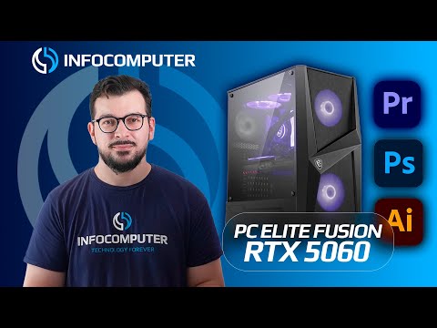PcElite FUSION Gaming | INTEL CORE i5-12400F | RTX 5060 8 GB | 1TB NVME | 16GB DDR4