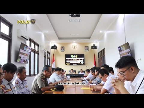 POLRES BARSEL GELAR RAPAT KOORDINASI LINTAS SEKTORAL OPERASI KETUPAT TELABANG