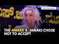 S. Janaki after rejecting the Padma Bhushan award: ‘I should have been given the Bharat Ratna’