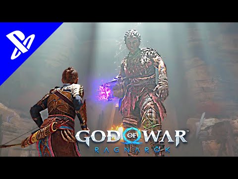 ATREUS vs Giant GRYLA - God of War: Ragnarok