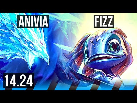 ANIVIA vs FIZZ (MID) | KR Diamond | 14.24